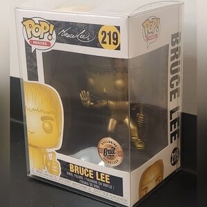 Funko Pop Bruce Lee #219 BAIT Exclusive Gold Edition